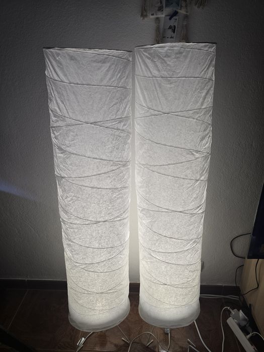 Conjunto de candeeiros altos