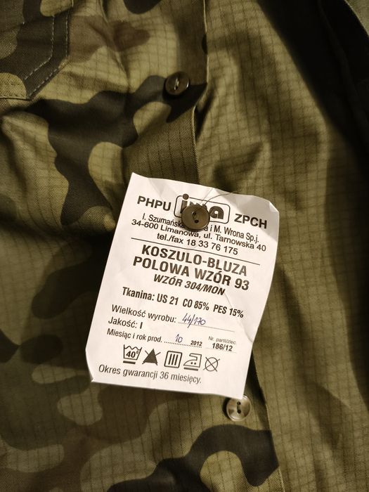 Koszula bluza wz. 93 MON