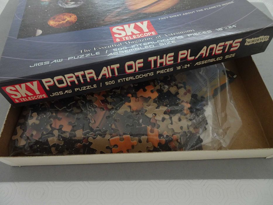 Puzzle Portrait of the Planets - Retrato dos Planetas - Astronomia