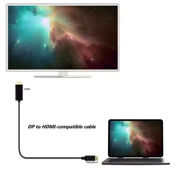 Кабель DisplayPort -  HDMI 1,8 м DP - DP шнур