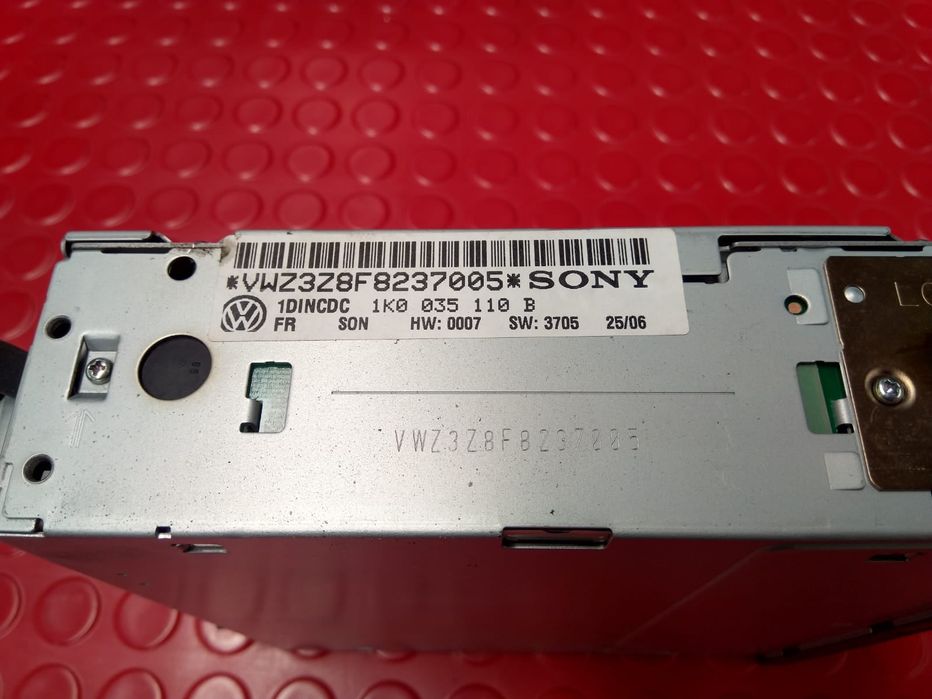 Caixa de CDs 1K0035110B - VW EOS