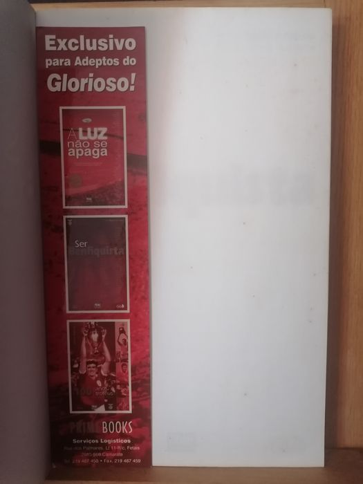 Livro Ser Benfiquista, memória 100 anos, dediicado Mikios Fehér
Livro