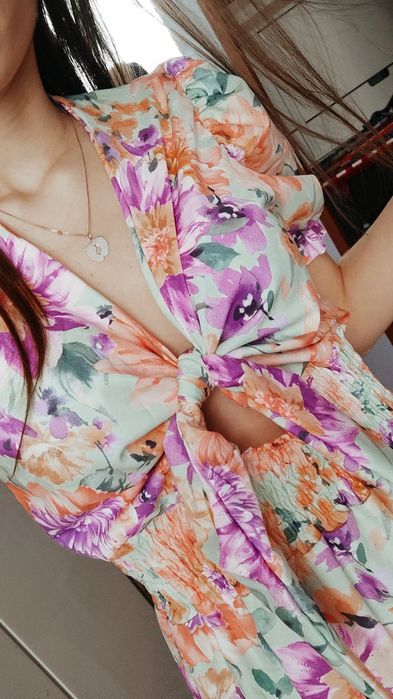 Sukienka w kwiaty
