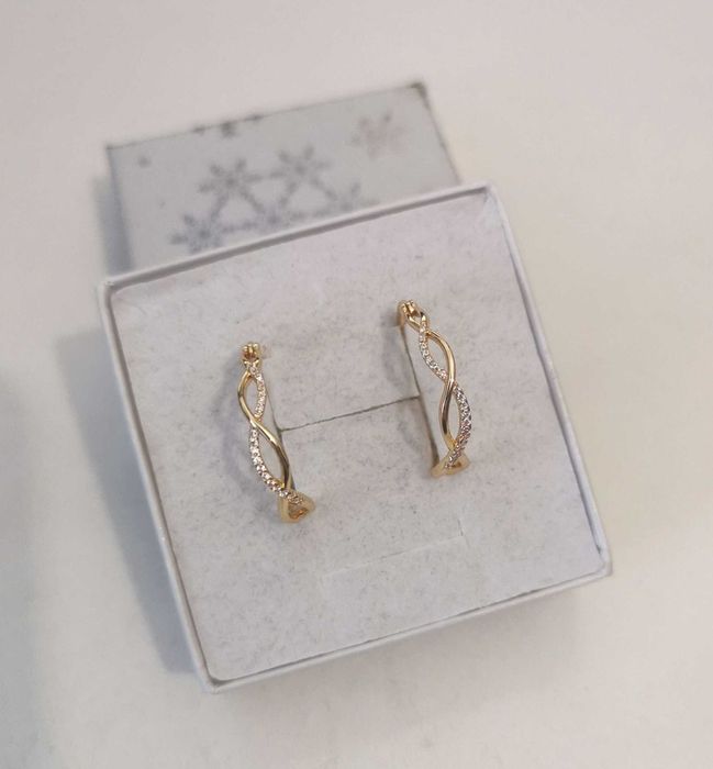 Srebrne kolczyki kółka