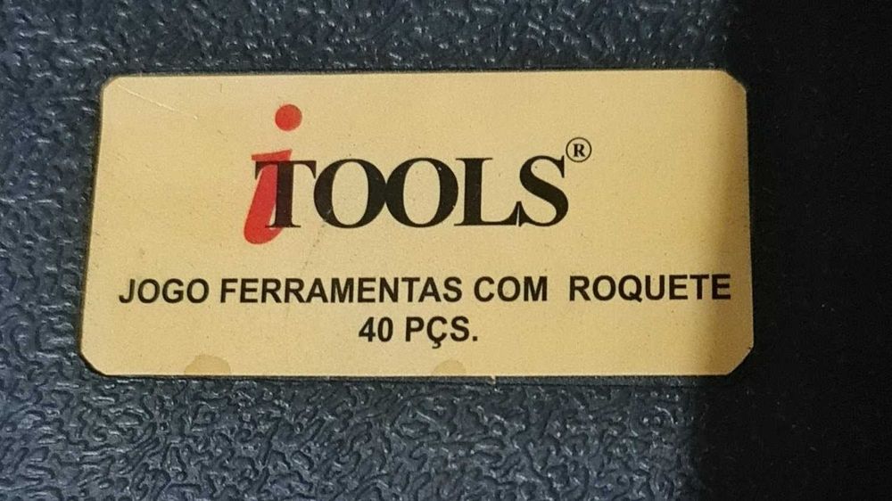 Jogo de Chaves de Caixa iTOOLS — Roquete e 40 Peças