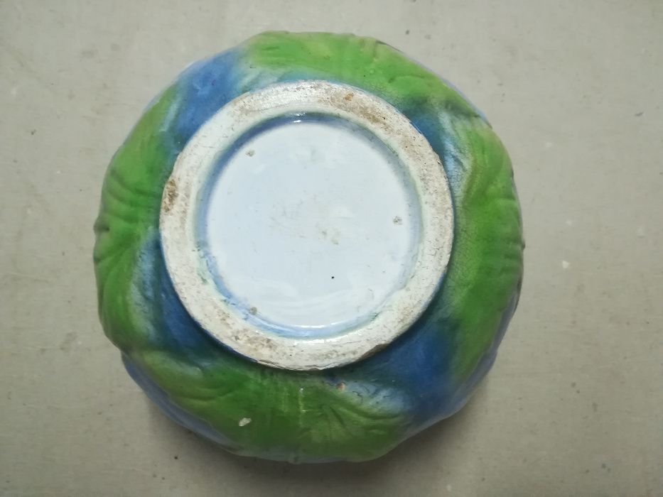 Cachepot Arte Nova em faiança