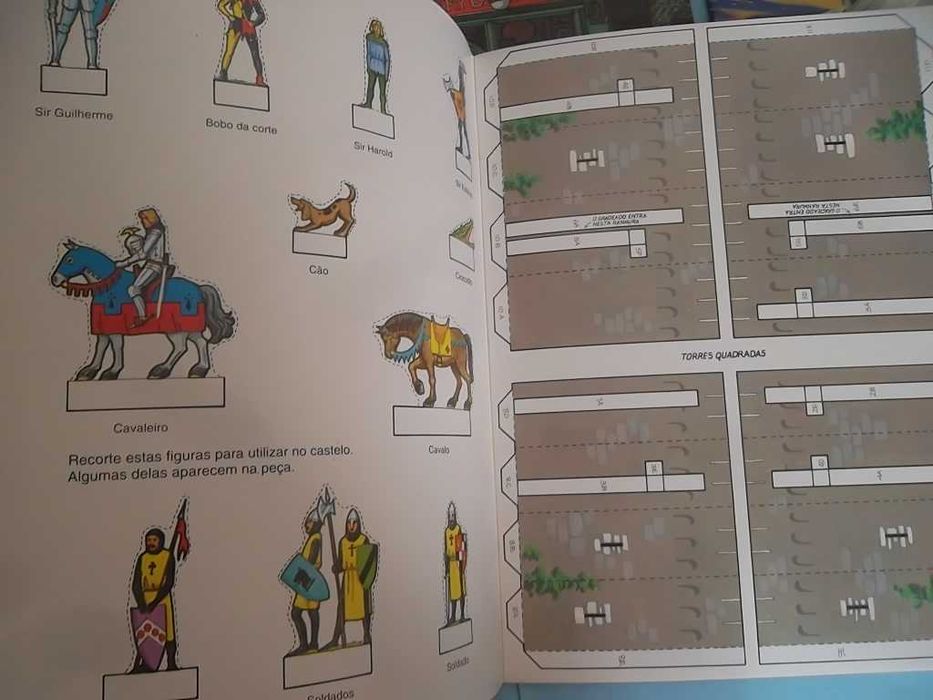 Coleção recortar & montar : "Vou Construir" - 3 volumes . Edinter