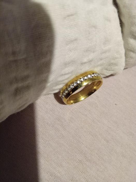 Модне янтарне овальне кільце