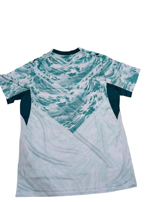 Camisola Seleção Nacional Portugal – Verde ÁguaModelo especial da seleção portuguesa com um design diferente e moderno.

Preço: 20,00€

Personalização