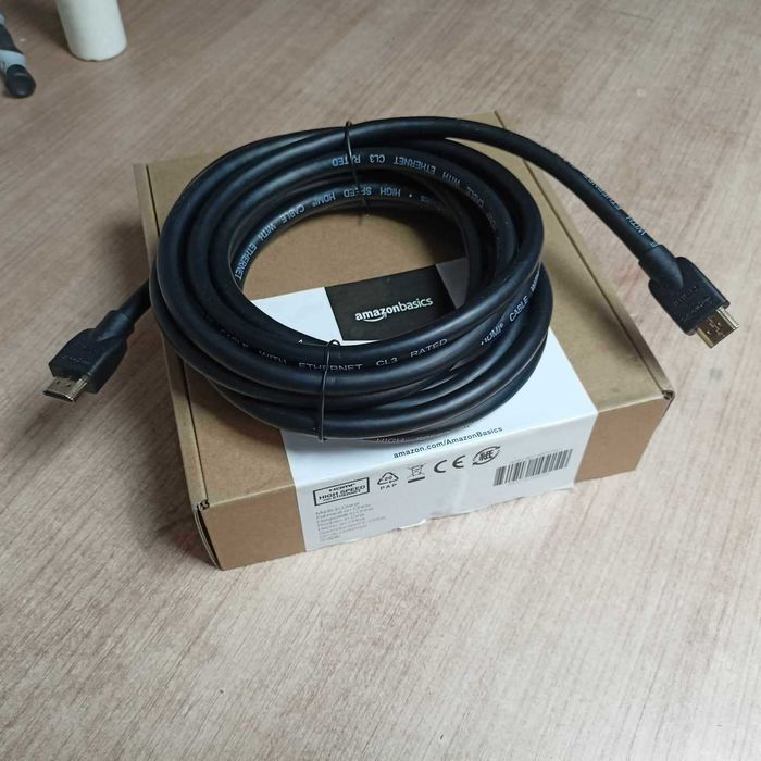 Kabel HDMI/HDMI V2.0 M/M Ethernet 3D4K Czarny Cl3 4,6M