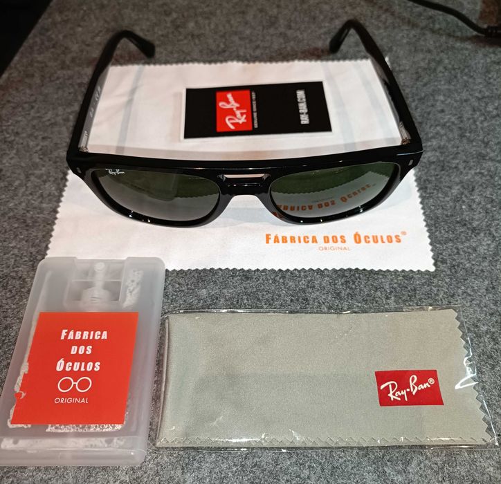 Ray-Ban com lentes de vidro