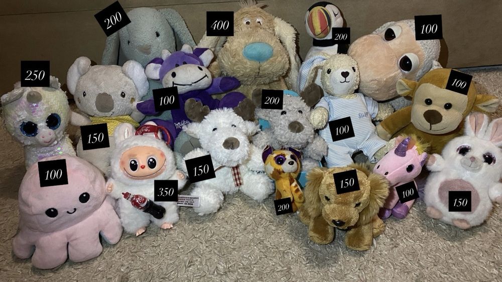 Продам мʼякі іграшки