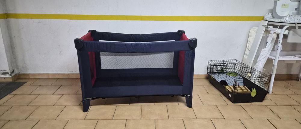 Cama de Viagem para Bebé Criança Dobrável com Saco