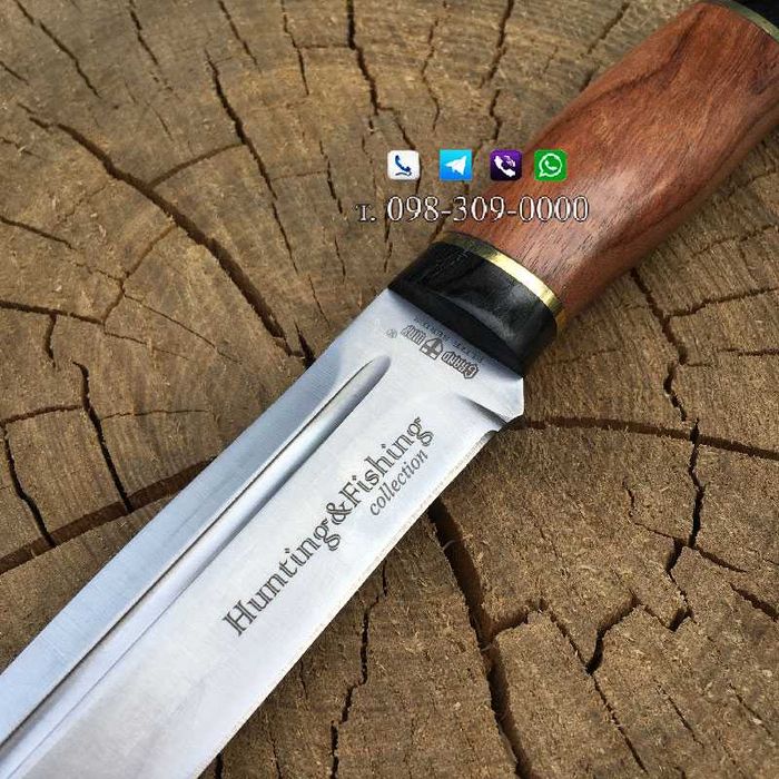 Нож Нескладной/Нож Охотничий/Нож с чехлом/Нож Hunting&Fishing