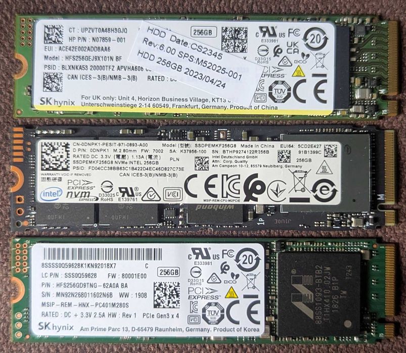 SSD M2 256-512-1TB