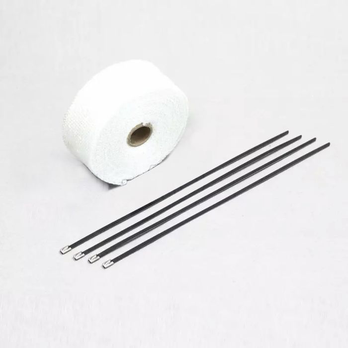 Fita térmica 50 mm x 5/10/15 metros moto escapes abraçadeiras metal