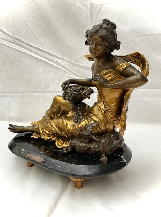 Escultura ”Vindima / Vendange”, escultor Auguste Moreau