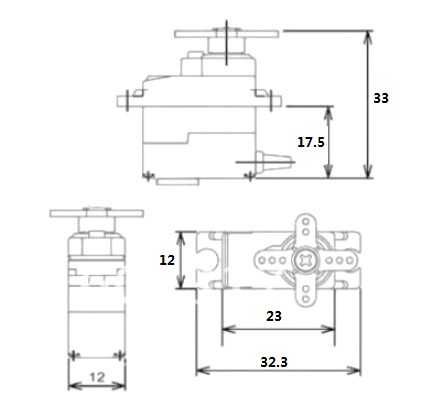 Micro Servo Mikro Serwo MG90S 2,2kg/6v Metalowe Zębatki 1:24 1:16 1:18