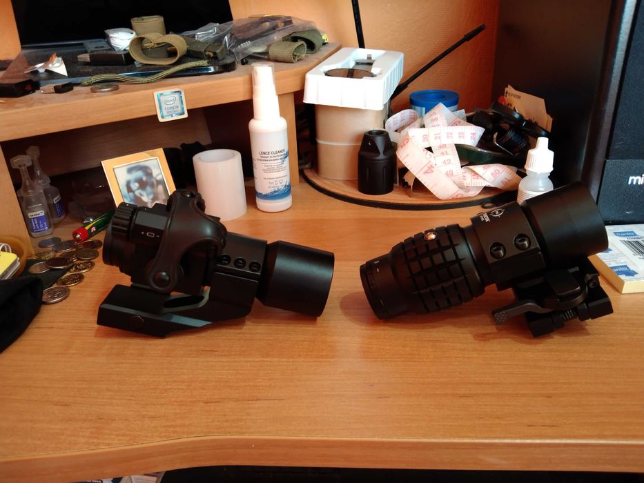 Kolimator Theta Optics Battle 1 x 30 i Magnifier 3x38 v2 z montażem QD