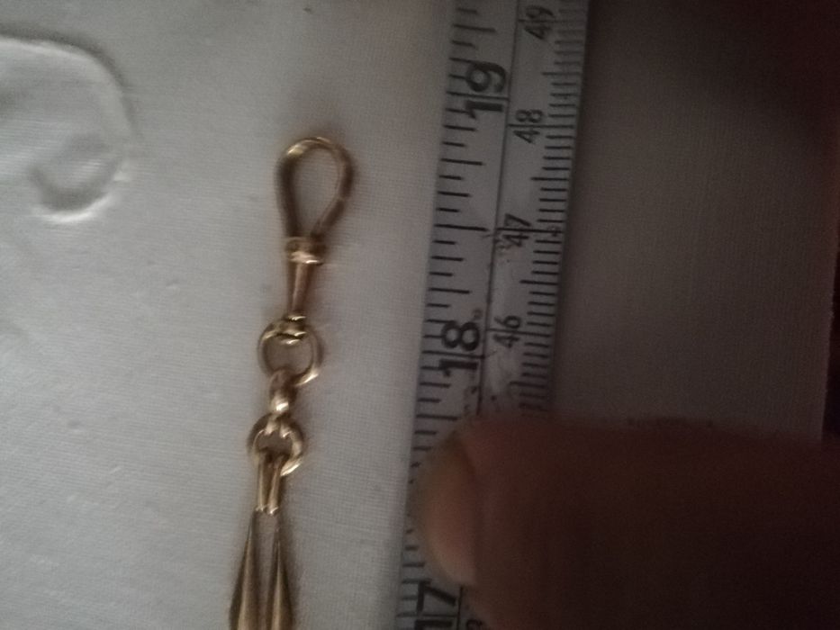 Corrente de relógio de bolso antiga