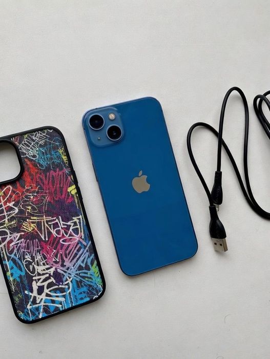Apple iPhone 13 128gb 100% акб Blue Neverlock