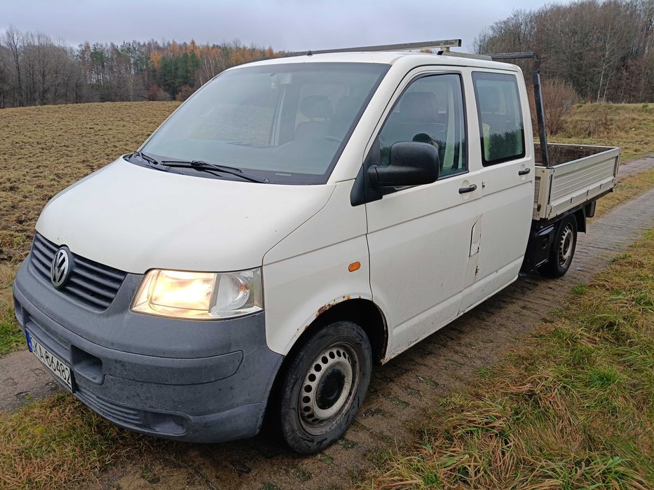VW T5 Doka 1 9 TDI 105 koni  6 cio osobowy sorawny