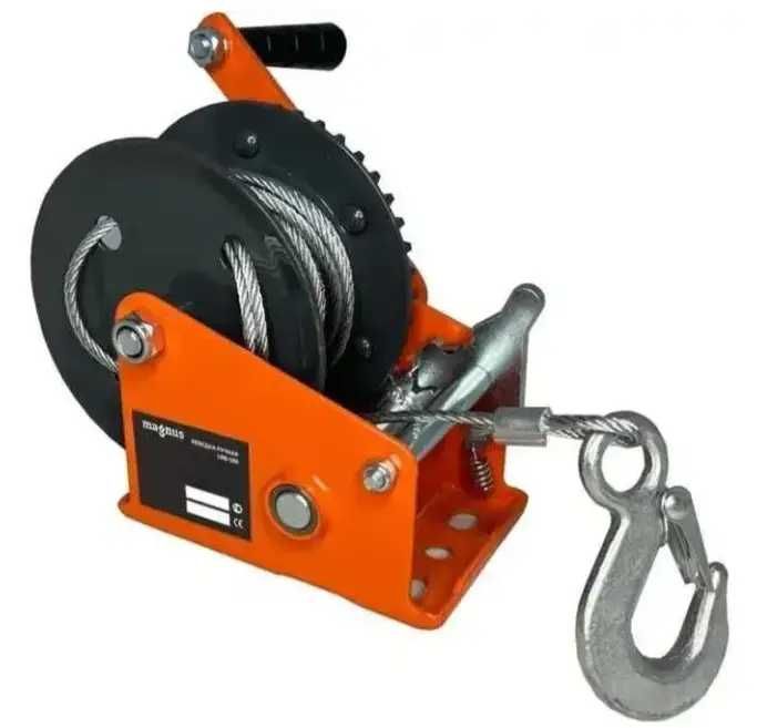 Лебідка барабанна Magnus Profi 420 кг, 10 м трос