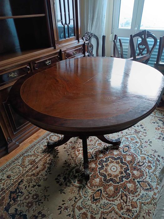 Mesa de Sala extensível + 6 Cadeiras