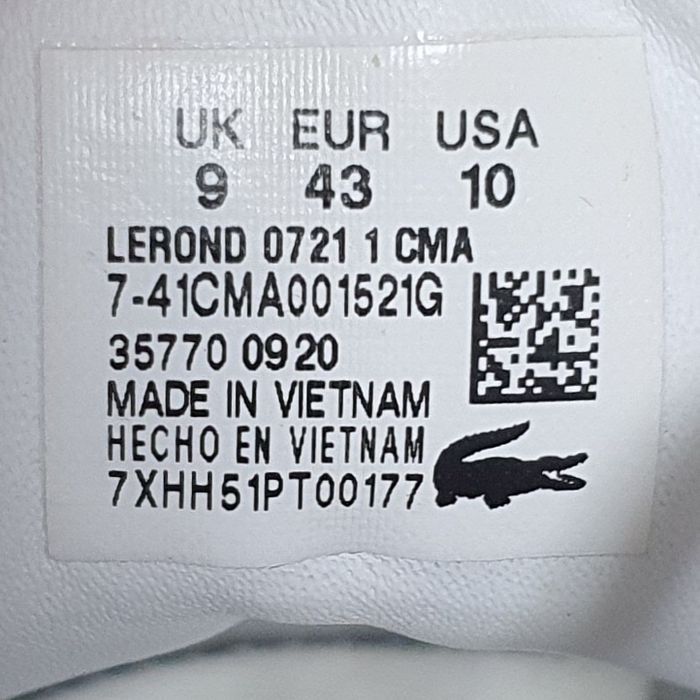 Męskie sneakersy LACOSTE Lerond rozm. 43