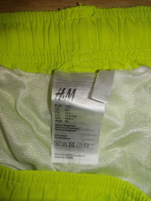Szorty kąpielowe, kąpielówki 2 szt. rozm. 170 H&M, Destination