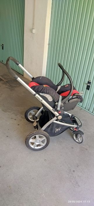 Carrinho de Bebê Zippy + Monocoque + Ovo
