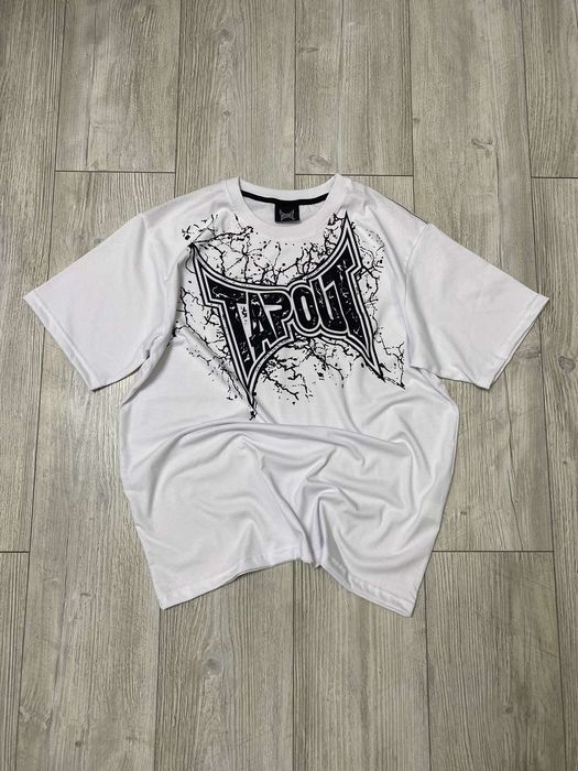 Футболка TAPOUT (WEB) sk8 y2k біла