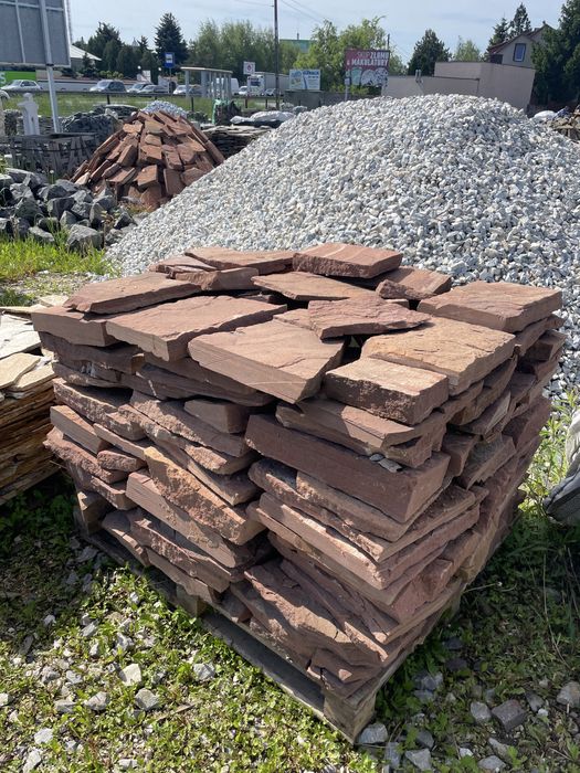 CZERWONY PIASKOWIEC - Płyta Ogrodowa Kamień Ścieżkowy, Kamień na Taras