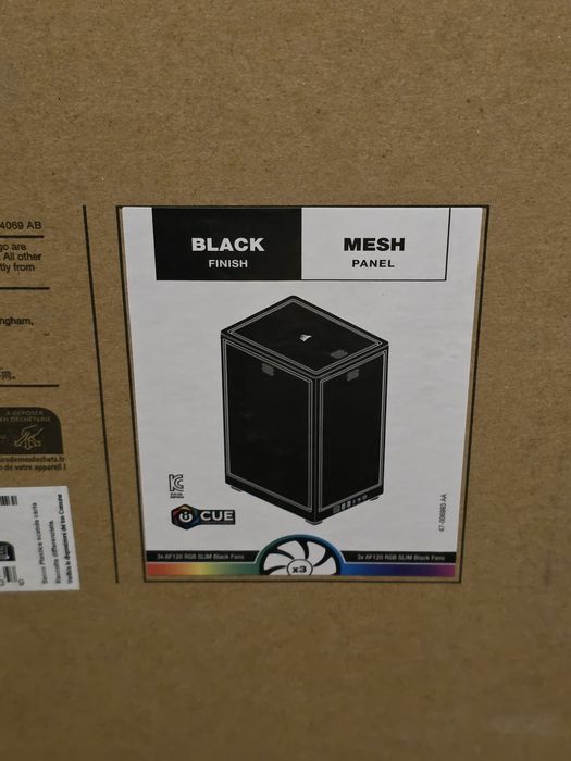Корпус Corsair 2000D RGB Airflow Black (новий)