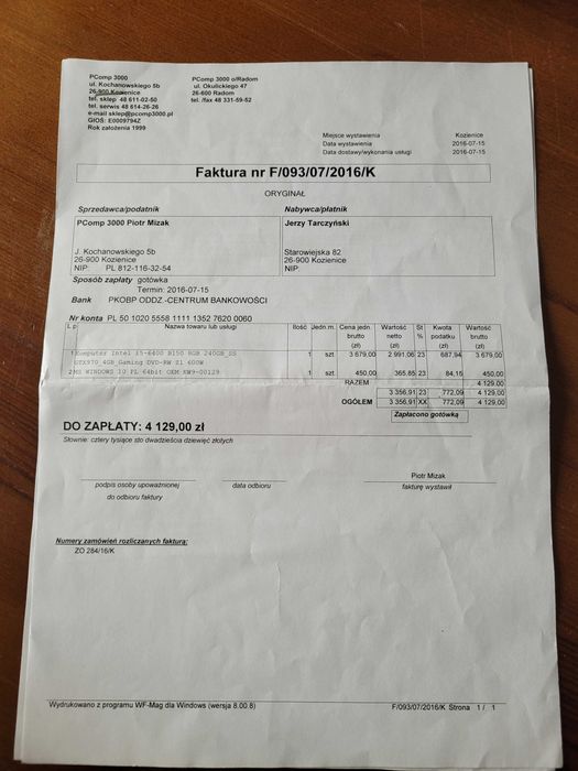 Komputer Stacjonarny