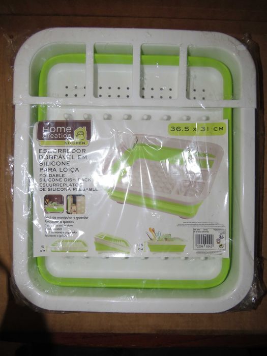 Escorredor loiça dobrável em silicone paraCaravanismo/Campismo ESTREAR