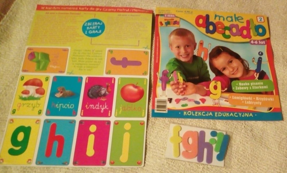 Małe abecadło- ciekawa gazetka dla dzieci 4-6 lat