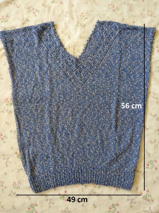 Peças de malha feitas à mão (peças únicas)