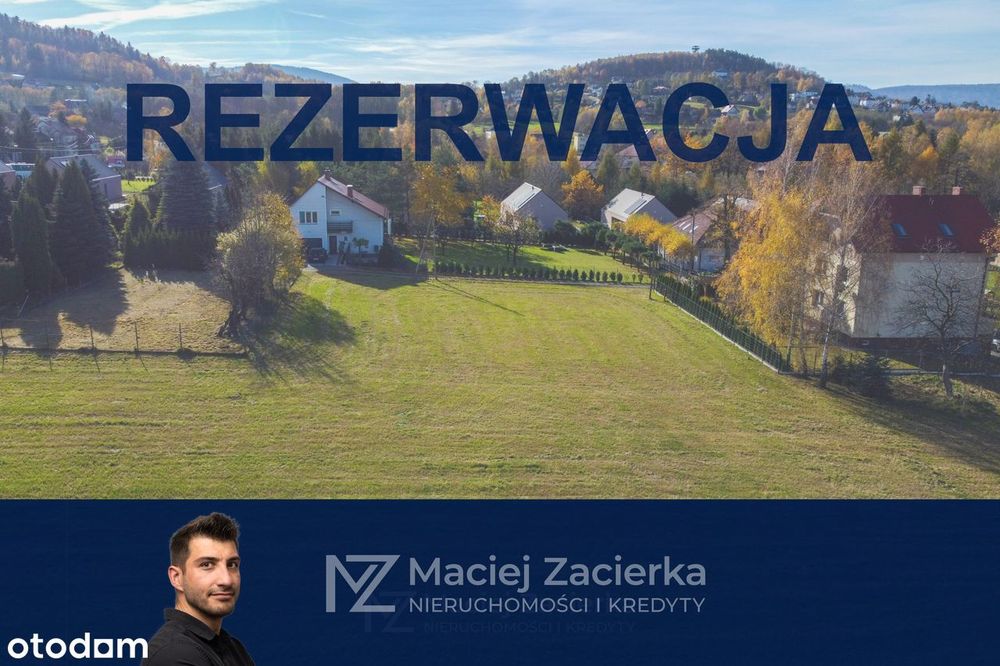 Działka budowlana w spokojnej okolicy Andrychów