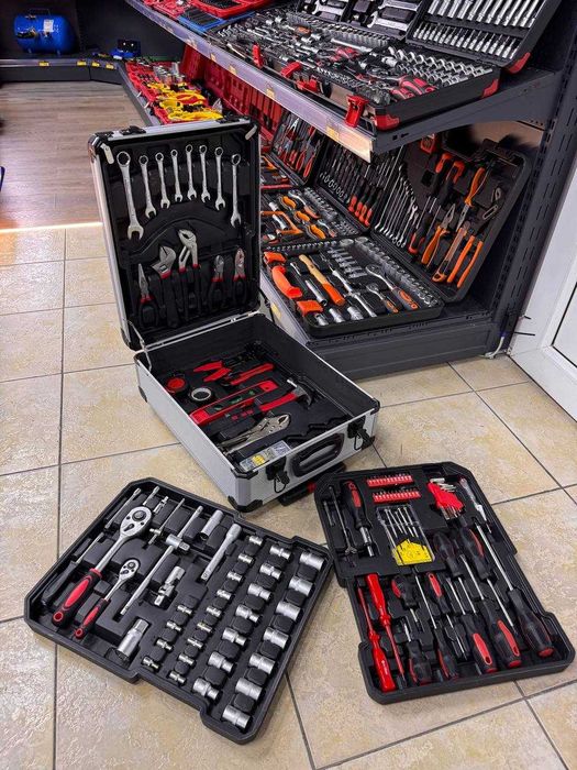 Набір інструментів сталь 188 ел KD314 універсальний набір головок