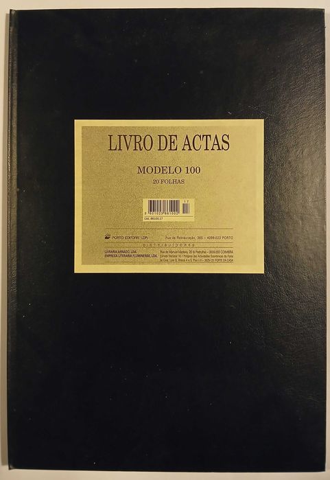Livro de Atas - Modelo 100 - 20 Folhas