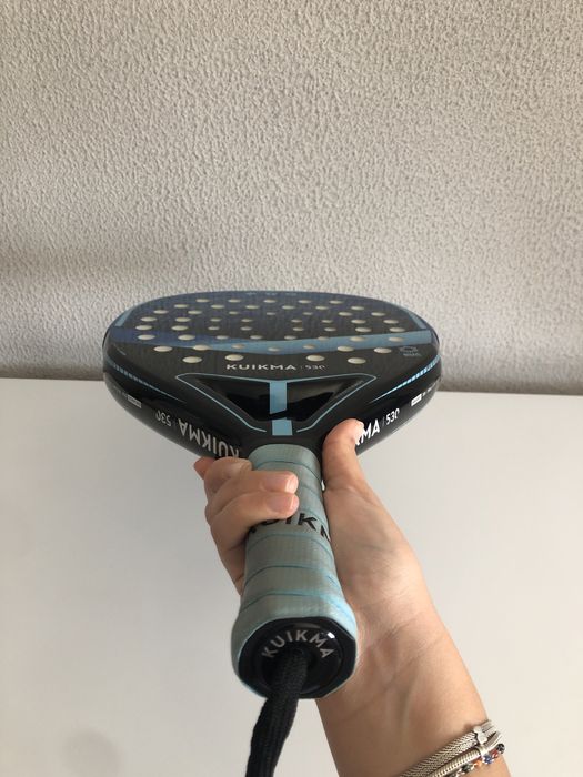 Raquete Padel adulto Kuikma PR530 preto azul