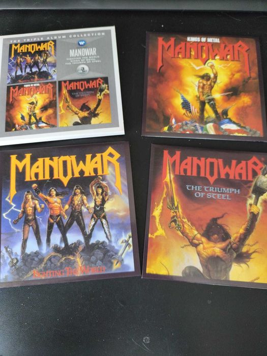 CD Manowar - The triple Album Collection (3 álbuns)