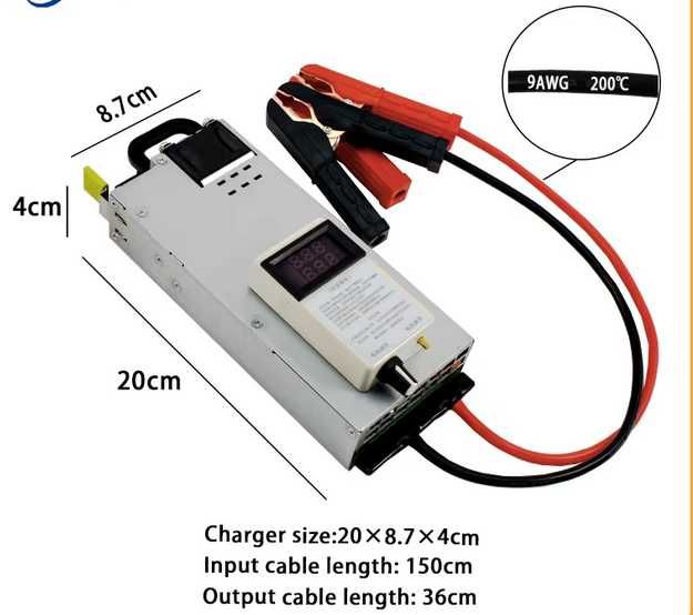 Мощная Lifepo4 зарядка 50A 60А 12v (14.6в 14,65v) зарядное устройство