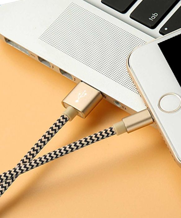 Zeuste pleciony kabel USB Lightning 1.5m iPhone 14/13/12/11 X Pro iPad