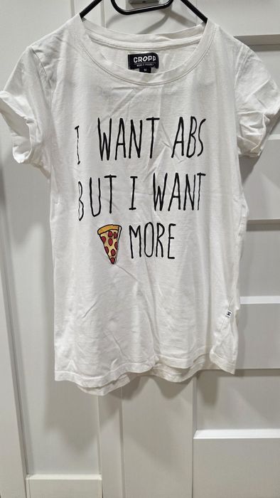 T shirt pizza Cropp małe M