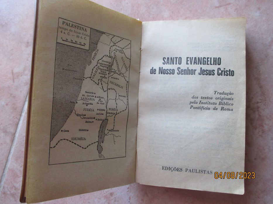 Livro -  O Santo Evangelho de Nosso Senhor Jesus Cristo