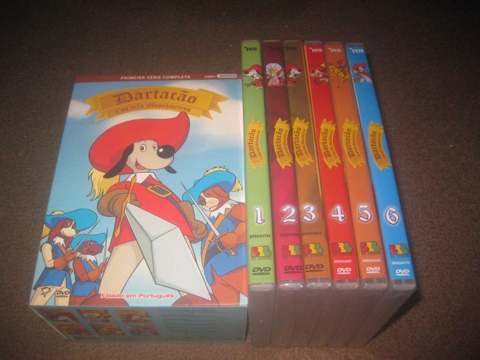 1ª Série Completa em DVD "Dartacão e os Três Moscãoteiros" Rara!