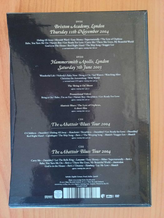 Nick Cave & The Bad Seeds. The Abattoir Blues Tour (2CD + 2DVD)