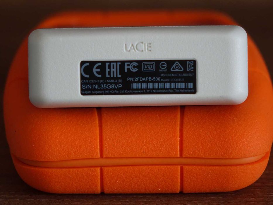 Внешний диск LaCie Rugged 4TB 1TB 500GB USB-C, ip67 от влаги пыли и ударов